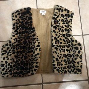 Leopard vest